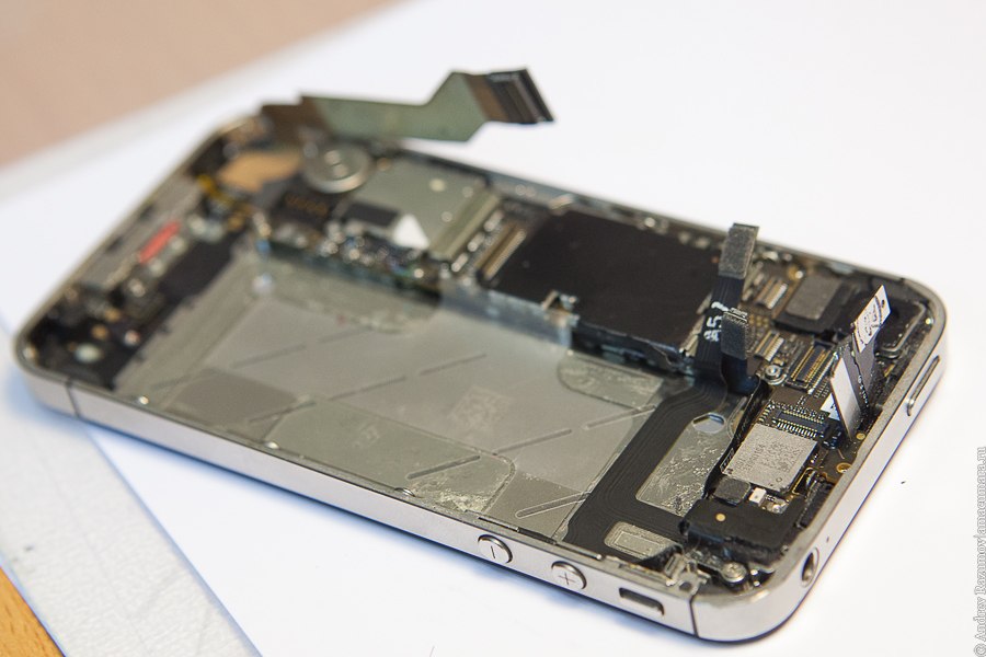 ремонт Apple замена стекла сервис антенны iPhone 4